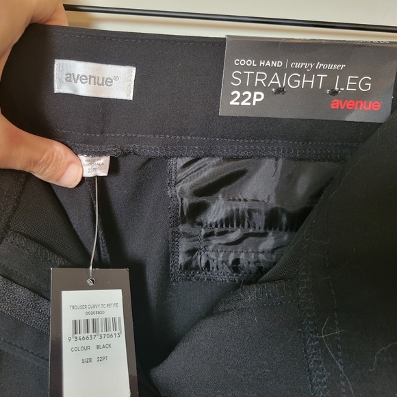 Avenue | Straight Leg Curvy Trouser Size 22 Petite and 24 Petite - Picture 7 of 8